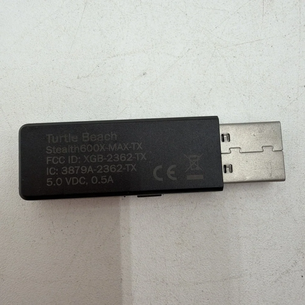 Turtle Beach Stealth 600X MAX TX Dongle Receiver Black Xbox PC USB Wireless